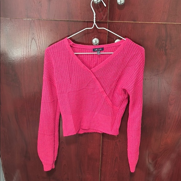 Sweaters - Pink Knit Sweater